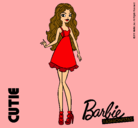 Dibujo Barbie Fashionista 3 pintado por Mirene