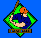 Dibujo Logo de béisbol pintado por cmcmkfjjnj