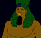 Dibujo Ramsés II pintado por rames2