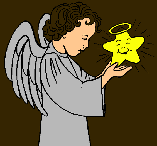 Ángel y estrella