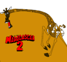 Dibujo Madagascar 2 Melman 2 pintado por jesusortiz