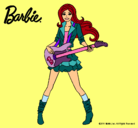 Dibujo Barbie guitarrista pintado por YOLYYADRIAN
