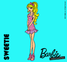 Dibujo Barbie Fashionista 6 pintado por anavalme25