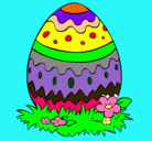 Dibujo Huevo de pascua 2 pintado por cvfgrt