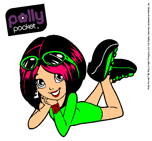 Dibujo Polly Pocket 13 pintado por miri