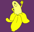 Dibujo Banana pintado por rfdwe