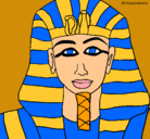 Dibujo Tutankamon pintado por PILILONGA