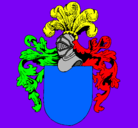 Dibujo Escudo de armas y casco pintado por yimbo