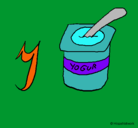 Dibujo Yogur pintado por cfjbvgrtdfbc