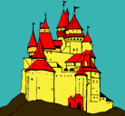 Dibujo Castillo medieval pintado por manuela90
