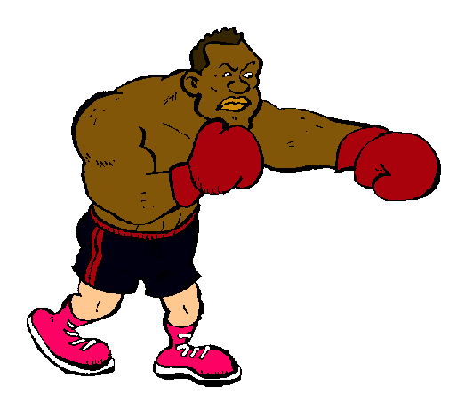 Dibujo Boxeador pintado por andrus100