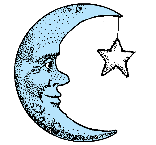 Luna y estrella