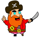 Dibujo Pirata pintado por bicho