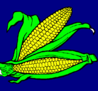 Dibujo Mazorca de maíz pintado por dias