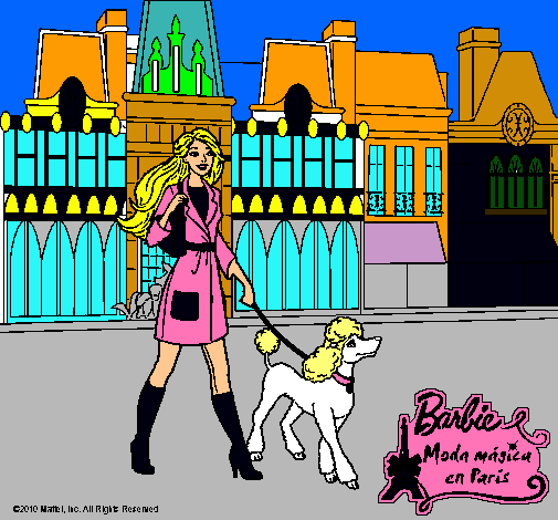 Barbie y su perrita