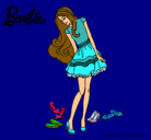 Dibujo Barbie y su colección de zapatos pintado por chuchuwa