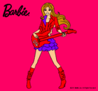 Dibujo Barbie guitarrista pintado por unhkhhb