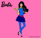 Dibujo Barbie y su mascota pintado por Baniia