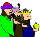Dibujo Los Reyes Magos 3 pintado por 789456baby