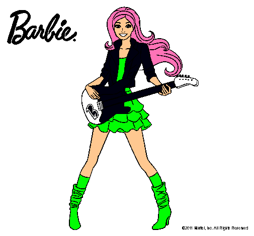 Barbie guitarrista