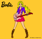 Dibujo Barbie guitarrista pintado por lulivi