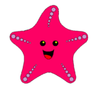 Dibujo Estrella de mar pintado por andreaquicha