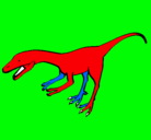 Dibujo Velociraptor II pintado por ercarlos