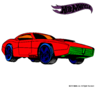 Dibujo Hot Wheels 1 pintado por dracula