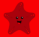 Dibujo Estrella de mar pintado por moysez