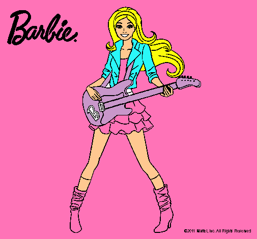 Barbie guitarrista