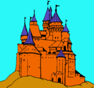 Dibujo Castillo medieval pintado por juadi
