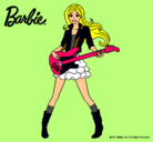 Dibujo Barbie guitarrista pintado por el_eclipse