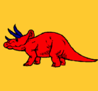 Dibujo Triceratops pintado por mateorussi