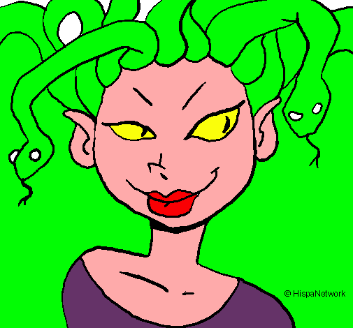 Mujer medusa