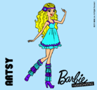 Dibujo Barbie Fashionista 1 pintado por MARIA1234