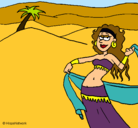 Dibujo Sahara pintado por Laida