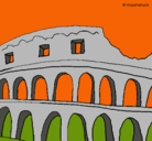 Dibujo Coliseo pintado por tapun