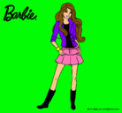 Dibujo Barbie juvenil pintado por carolay