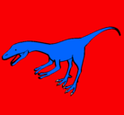 Dibujo Velociraptor II pintado por pesadilla
