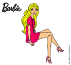 Dibujo Barbie sentada pintado por martyna