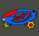 Dibujo Moto espacial pintado por hghgh