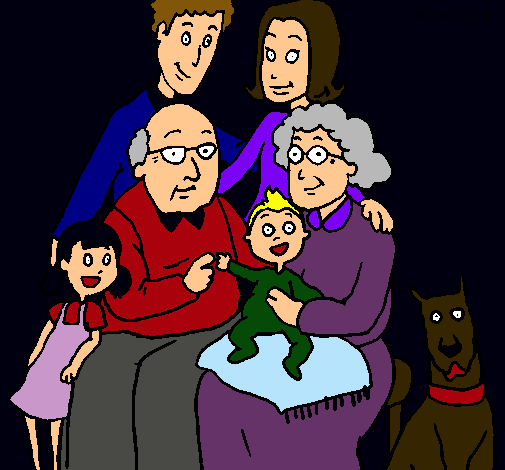 Dibujo Familia pintado por DarkNight