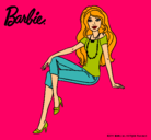 Dibujo Barbie moderna pintado por eliana