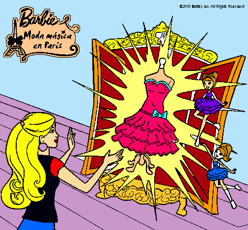 El vestido mágico de Barbie