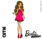 Dibujo Barbie Fashionista 3 pintado por Laida