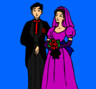 Dibujo Marido y mujer III pintado por HEIDY
