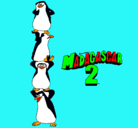 Dibujo Madagascar 2 Pingüinos pintado por premper