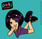 Dibujo Polly Pocket 13 pintado por brillantina