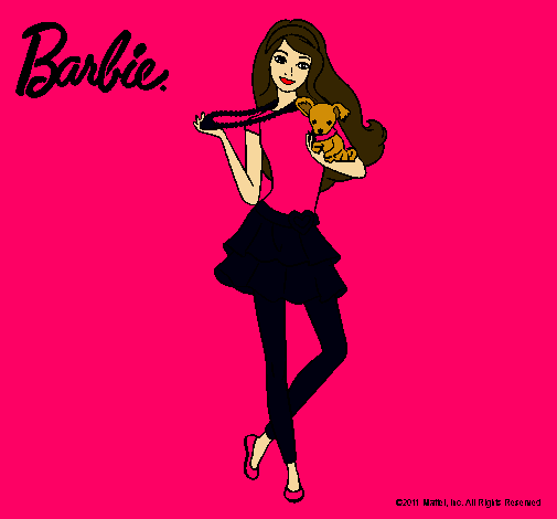 Barbie y su mascota