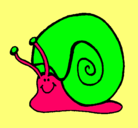 Dibujo Caracol  pintado por AMARILLAZO